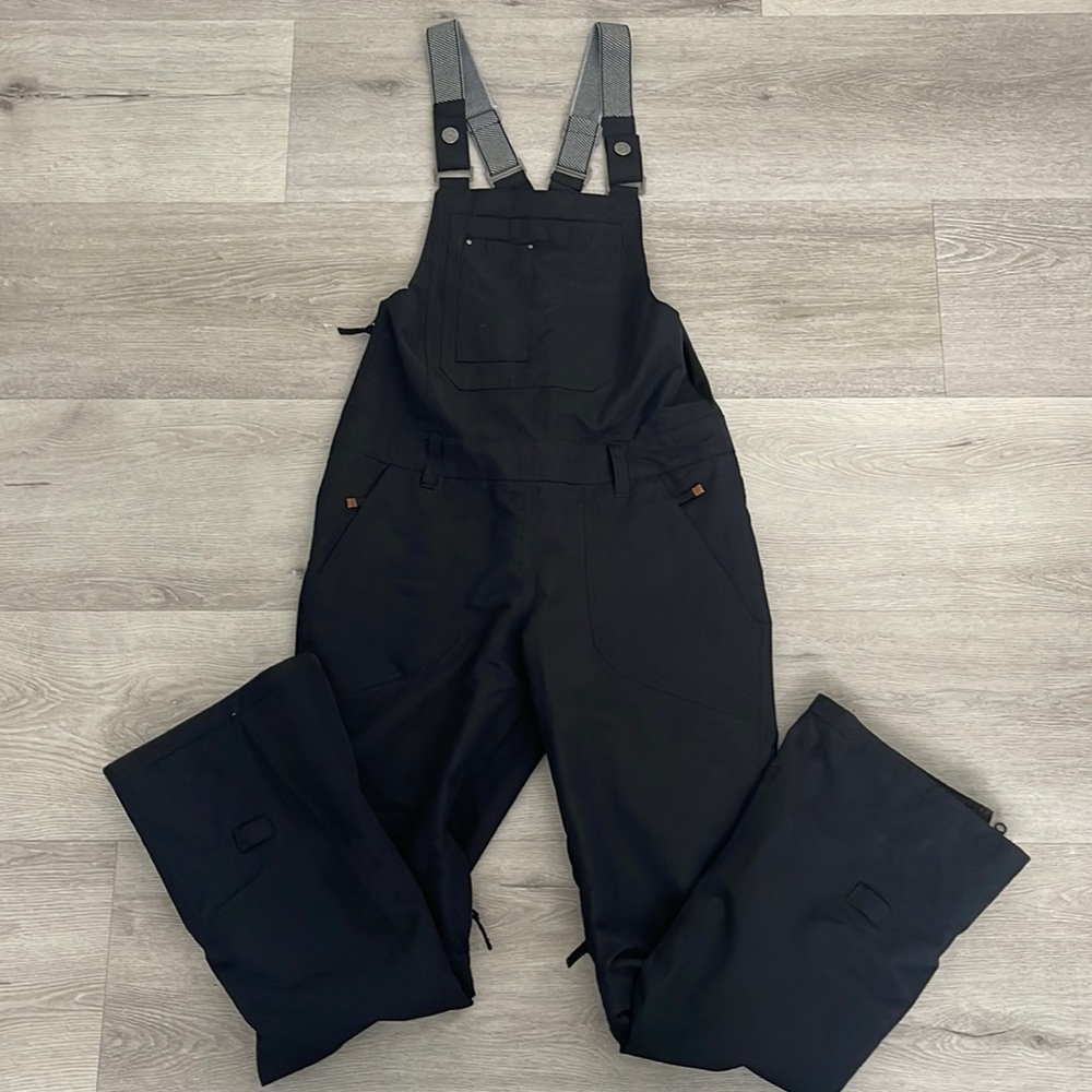 Women’s Roxy Snowboard Ski Bib Pants XS Black